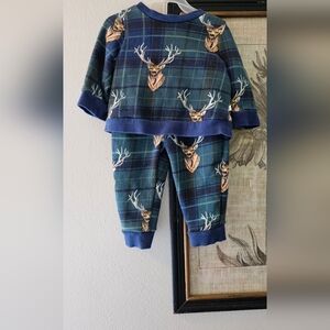 Boys boutique outfit size 6-12 months Posh Peanut shirt and pants set 6-9 months